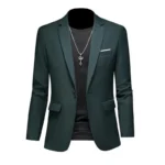 Boutique Fashion Solid Color High-end Brand Casual Business Men's Blazer Groom Wedding Gown Blazers for Men Suit Tops Jacke Coat - Image 11