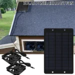 12V Solar fan Solar Charger Exhaust Fan Ventilator Solar Panel Powered Fan Air Extractor for Dog Chicken House RV Greenhouse Fan - Image 2