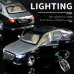 1:24 Large Mercedes-Maybach S680 Luxury Sedan Simulation Alloy Car Model Children's Toy Car Boys Collection Decoration Gifts - Image 2