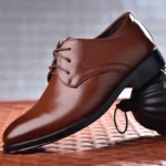 Men's Shoes Black Leather Formal Shoes for Men Oxfords Male Wedding Party Office Business Shoe Man zapatos de hombre Plus Size - Image 4