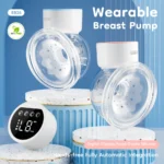 MAMIJOY Electric Breast Pumps With 19/24mm Flange Portable Hands Free Wearable Breast Pump Silent Comfort Breast Milk Extractor - Image 2