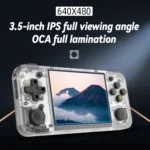 ANBERNIC RG35XX H Handheld Game Console 3.5”IPS Screen HDMI Output Linux System RG35XXH Retro Video Simulator Console Kids Gift