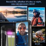 Unihertz by 8849 Tank 4 5G Rugged Phone Built-in 720P Projector 24+512GB 11600mAh Dimensity 7300 120Hz 6.78'' AMOLED Screen - Image 6