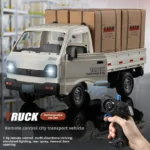 Spray Acousto-optic Remote Control Car Simulation Double Door Micro Card Drift Car Bread Truck Children's Toy Car