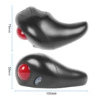 CHYI 2.4G Wireless Trackball Mouse USB Air Laser Mouse Ergonomic Handheld Optical Mause For Laptop PC Computer Right Left Hand - Image 5