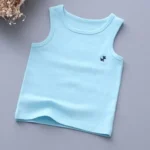 Fashion Children T-shirts for Girls Candy Color Baby Boys Graphic Tee Cotton Vest Tops Kids Summer Clothes Sleeveless T-Shirt - Image 8