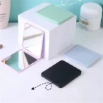 Foldable Makeup Mirror Portable Double-Sided Mirror Student Dormitory Desktop Small Gift Wholesale - Image 2