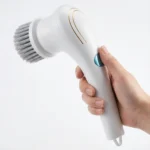 Electric Grease Scrubber, Rechargeable Powerful Cleaning Brush, Handheld Cordless Cleaner for Kitchen, Sink, Tile, 25×11