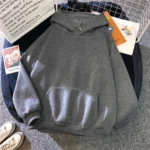 Men's and Women's Solid Color Sweatshirt - Image 7