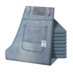 Ultra-thin Baggy Jeans Men’s Lyocell Soft Fabric Brand