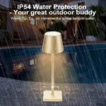 LED Table Lamps 3Levels Dimmable Wireless Led Desk Lamp Touch Bedside Creative Ambient Light USB Rechargeable Bar Outdoor Decor - Image 4