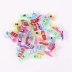 50/100pcs Sewing Clips Colorful Clips Multipurpose Plastic Craft Crocheting Knitting Safety Clothing Clips Random ColorColor - Image 6