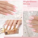 QAZIXU 8ml Rubber Base Gel Nail Polish Set 6 Colors Jelly Pink Natural Color Semi Permanent Soak Off UV LED Nail Art DIY - Image 4