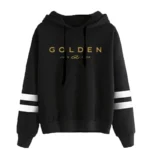 Golden Jungkook Printed Hoodie Fall Winter Woman Hooded Long Sleeve Sweatshirt Female Home Outdoor Comfort Warm Loose Pullover - Image 3
