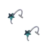 2PCS Trendy 10mm Stainless Steel Punk Clip on Fake Piercing Nose Wrap Lip Rings Unisex Nose Ring Women Men Tusk Body Jewelry - Image 9