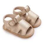 Fashionable 0-18M Baby Sandals With PU Upper High-Quality Soft Sole Anti Slip Exposed Toes Summer Outdoor First Walk - Image 9