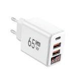 65W USB C Charger with LED Display QC3.0