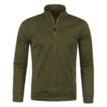 Autumn Men's Half Zipper Sweatshirts Long Sleeve - Image 7