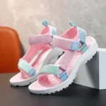 Children Sandals Girls Shoes Summer Outdoor Walking Sneaker Breathable 2026 New Design Casual Girls Sports Sandals - Image 4