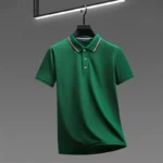 Men's Casual Solid Color Short Sleeve Polo Shirt 2025 Summer Fashionable Comfortable Versatile Top for Men - Image 15