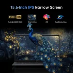 KAMRUI 15.6 Gaming Laptop Computer AMD Ryzen3 4300U Windows Laptop IPS 16GB DDR5 512GB NVMe SSD Backlit & Numeric Keyboard Wifi5 - Image 4