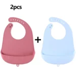 1/2pcs Food Grade Silicone Baby Eating Bibs Easy to Clean Baby Bibs Drool Towels Waterproof Children Silicone Drool Bibs - Image 13