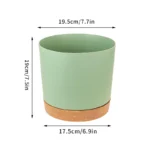 Plastic Flowerpot Flower Plant Pot Balcony Courtyard Potted Plants Bonsai Flowerpot with Drainage Home Garden Tray macetas - Image 14