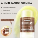 Men Sandalwood Deodorant Stick Anti Sweating Keep Drying Lasting Fragrance Remove Armpit Odor Underarm Refresh Sticks 40g 1/3set - Image 3