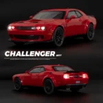 1/32 Alloy Model Dodge Challenger Car Diecasts Metal Sports Alloy Car Model Simulation Sound Light Collection Boys Toy Gift - Image 4