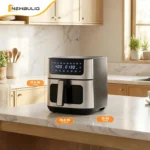6.34QT Air Fryer with Visible Window, 400℉ Fast Heating, Nonstick Dishwasher-Safe Basket, 8-in-1 Presets - Image 3