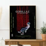 Nordic Pop Gorillaz Poster Self-adhesive Art Waterproof Paper Sticker Coffee House Bar Room Wall Decor - Image 16