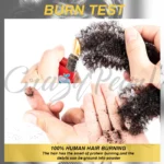 CrazyPearl Afro Kinky Bulk Human Hair for Dreadlocks Extension Repair Locs Twist Braiding Afro Kinky Human Hair for Locs Natural