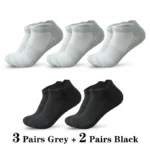‌3/5/10 Pairs Ankle Socks Man Running Athletic Quick-Dry Breathable Mesh Sports Short Socks Lightweight Comfort Anti-Odor Sock