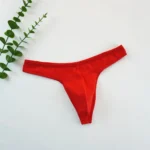 Big Pouch Thong Men Cotton Tangas Sports Running Underwear Seamless Male G-string Plus Size M-XXXL - Image 4