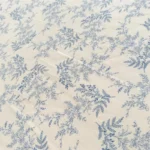 1pc Floral Fitted Bed Sheet Flower Printed Washed Cotton Bed Sheet with Elastic Single/Queen/King Size Bed Fitted Sheets - Image 3