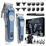 Sejoy Professional Combo Kits Hair Clipper Electric Hair Trimmer Set For Men Rechargeable Cordless Haircut Machine for Barber - Image 9