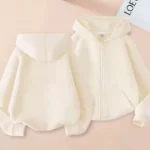 New Solid Color Children’s Fashion Kids Boy Hoodies Zip Up Spring Autumn Girls Casual Zipper Sweatshirt Kids Hoodies Sweatshirt