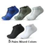 ‌3/5/10 Pairs Ankle Socks Man Running Athletic Quick-Dry Breathable Mesh Sports Short Socks Lightweight Comfort Anti-Odor Sock