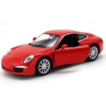 1: 36 Porsche 911 Alloy Car Model High Simulation Diecasts Toy With 2 doors opened Pull Back Vehicles Decoration Toys For Kids