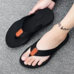 Men's Flip-Flops Waterproof Non-Slip Soft Sole Comfortable Slip-On Sandals - Image 2