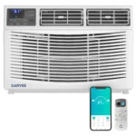 12000 BTU Window Air Conditioner Cools 550 Sq Ft, Quiet AC Unit With Remote, Auto-Cool & Energy Saving For Bedroom Office