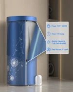 Portable Electric Clothes Dryer,1000W Heated Clothes Airer,Travel Heated Clothes Dryer with Timer,Electric Clothes Dryer - Image 2