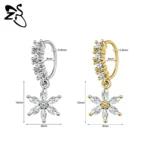 ZS 1 Piece 20G Trendy Hoop Nose Rings Women Moon Star Flower Pendant Septum Piercing Ear Helix Cartilage Piercings Jewelry 8MM - Image 25