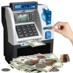 Children ATM Automatic Deposit Teller Machine Toy Smart Password Swipe Card Saving Box