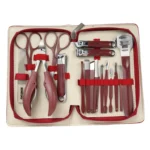 18PCS Nail Clipper Manicure Set Stainless Nail Cutter Pedicure Scissor Cuticle Nipper Nail Tool Personal Care Nail Grooming Tool
