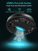 ABIR X8 Robot Vacuum Cleaner ,Laser System, Multiple Floors Maps, Zone Cleaning,Restricted Area Setting for Home Carpet Cleaning - Image 6