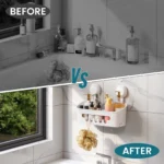 TAILI Shower Shelf Suction Cup No-drill Bathroom Corner Shelf Storage Basket for Shampoo Makeup Organizer Bathroom Accessories - Image 5