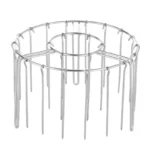12/24/48 Skewers  Air Fryer Stainless Steel Grill Vertical Skewer Hanging Oven Kebab Rack Kebab Holder Kitchen Gadgets Grill - Image 6