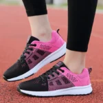 Women Casual Shoes Fashion Breathable Walking Mesh Flat Shoes Sneakers Women - Image 2