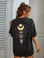 T-shirt Clothing Simple Round Neck Short Sleeve